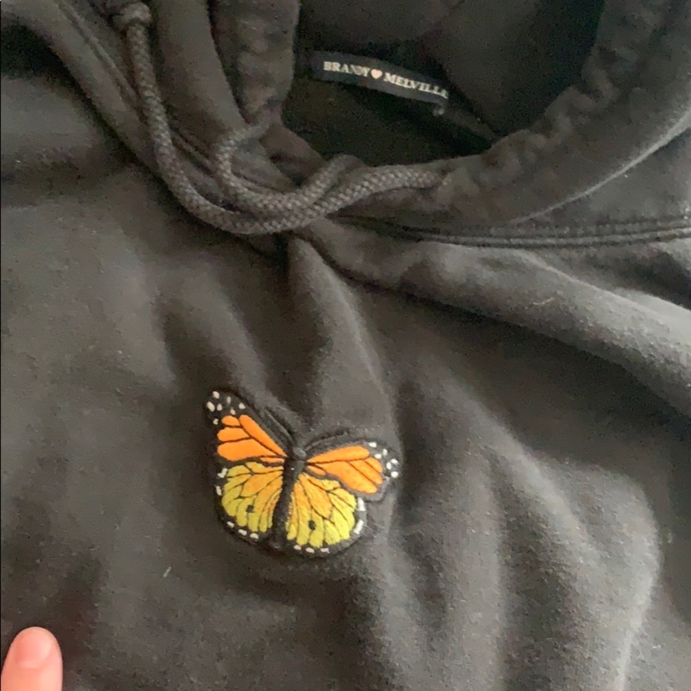 BRANDY MELVILLE BUTTERFLY HOODIE